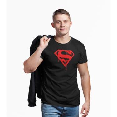 Imagem de Camiseta Superman Super Homem Series Herois Plus - NoBrand, Preto, G1