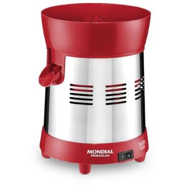 Imagem de Extrator Turbo Premium, Mondial, Vermelho/Inox, 250W, Bivolt - E-24