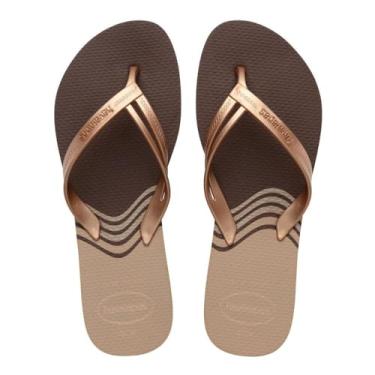 Imagem de SANDALIA HAVAIANAS ELEGANCE PRT FC CAFE 33/34