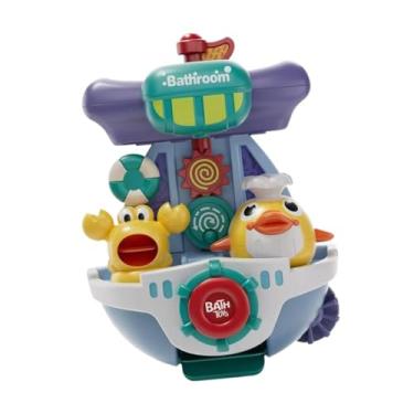 Imagem de menolana Brinquedo para banho de bebê, brinquedos para a hora do banho, decoração de parede, brinquedos de pulverização de água, aspersor de chuveiro para, Azul