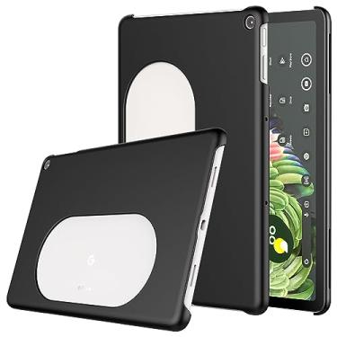 Imagem de Foluu Capa fina para tablet Google Pixel 2023, compatível com base de carregamento para alto-falante, policarbonato fosco ultrafino com aderência antiderrapante, capa protetora completa para Google