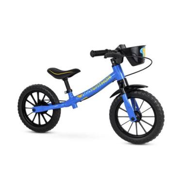Imagem de Bicicleta Infantil Sem Pedal Equilíbrio Balance Azul Nathor