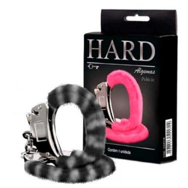 Imagem de Algema De Metal Com Pelucia Algemas Eróticas com Pelúcia Confortável e Chaves para Casais CSA109 (ZEBRA)