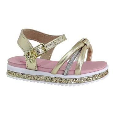 Imagem de Sandalia Molekinha Menina Glitter Strass Tiras Finas 2724121, 23