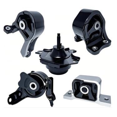 Imagem de Montagem do motor serve para Honda CRV 2.4L 2.4L 2002 2003 2004 2005 2006 com motor e suporte Trans 2.4WD conjunto 5 peças: A6597, A6596, A65010, A4504, A4506