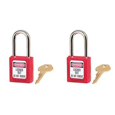 Imagem de MLK410RED - Cadeado de segurança vermelho Master Lock Danger
