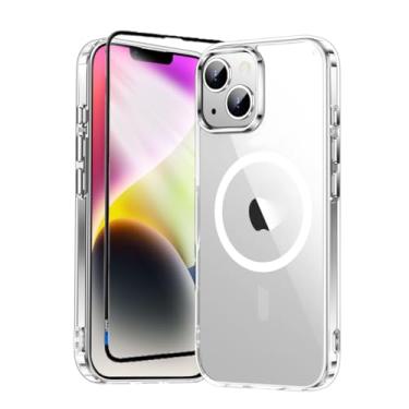 Imagem de Capa Capinha Case Magnética Carregamento por Indução E Película de Vidro 3d Para iPhone (iPhone 14)