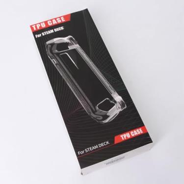 Imagem de Capa Protetora TPU Transparente para Steam Deck, Design Ergonômico, Proteção 360°