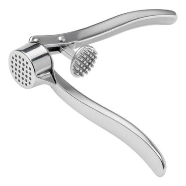 Imagem de Espremedor De Alho Inox Premium Amassador Cozinha Jjb