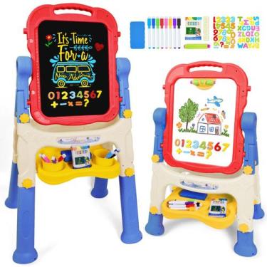 Imagem de Easel Joyooss Art para crianças ajustável com acessórios de 4 a 8 anos
