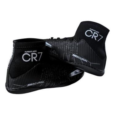 Imagem de Chuteira unissex cano alto socity. - SEM MARCA, Preto, 41