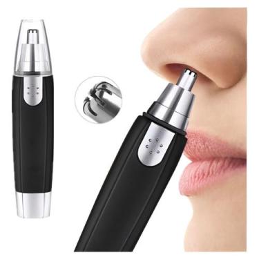 Imagem de Aparador Cortador De Pelos Nariz E Orelha Portátil Preto - StoreThalia