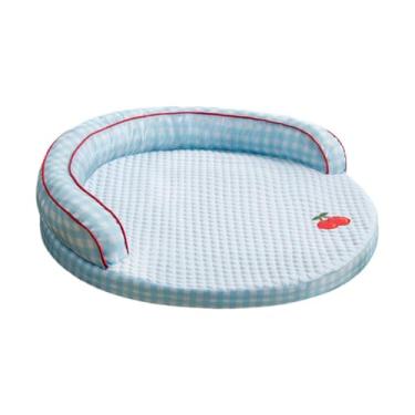 Imagem de WeiLaiKeQi Cama para gatos, tapete refrescante, capa removível, almofada, casinha para cachorro, canil, para cães pequenos, filhotes, gatinhos, gatos de, 50cmx50cm