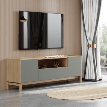 Imagem de Rack 2 Portas 1 Gaveta Linha Barcelona - Finestra Móveis - Madeira Mac