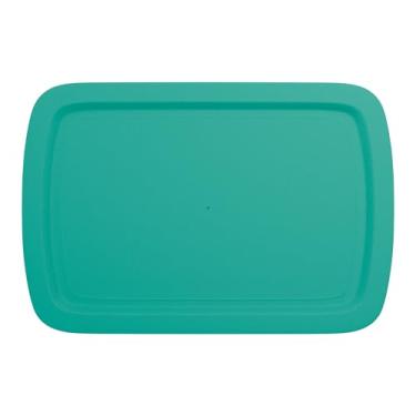 Imagem de Tampa de substituição para pirex 23 x 33 cm, tampa de recipiente de vidro para assarola fácil de segurar, 3 QT, C-233-PC (turquesa)