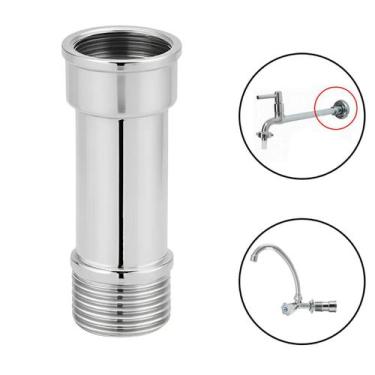 Imagem de Extensor Pronlogador Alongador Para Aumentar Torneira Em Metal Cromado