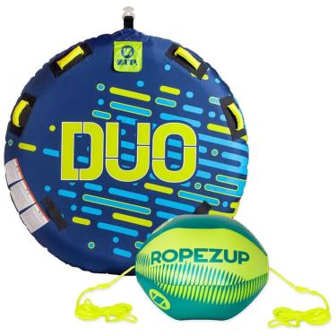 Imagem de Boia Rebocável para 1 a 2 Pessoas com 4 Alças e Gancho de Reboque, ZUP Duo, Azul