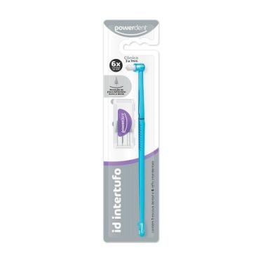 Imagem de Escova Dental Powerdent Intertufo + Refil Interdental 3 a 7mm 6 Unidad