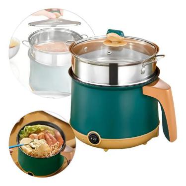 Imagem de Mini Panela Eletrica Arroz 1,8l Feijão Antiaderente Dorama Cor Verde 1