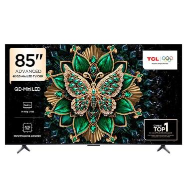 Imagem de Smart TV 4K TCL QD-Mini LED 85” Polegadas com HDMI 2.1, Dolby Vision IQ, Subwoofer, 144Hz VRR e Wi-Fi - 85C6K