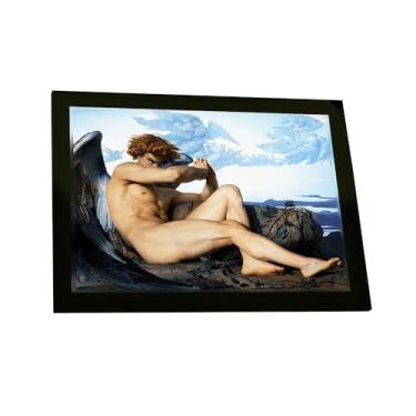 Imagem de Quadro Decorativo A2 Pintura O Anjo Caído Alexandre Cabanel Decoração Poster