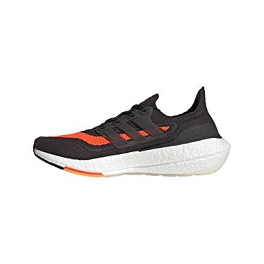 Imagem de adidas Tênis de Corrida Masculino Ultraboost 21, Carbono/preto/vermelho solar, 10