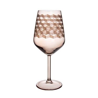 Imagem de Taça Copa E Cia Geo 490ml Em Vidro âmbar