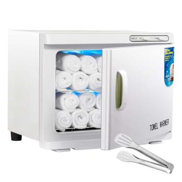 Imagem de Aquecedor de Toalha Elétrico para Barbearia e Salão de Massagem 23L com Luz LED, 110V 200W, JXSDLIY, Branco