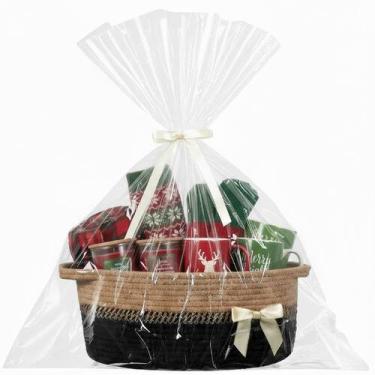 Imagem de Cesta de presente tecida Colingmill 35x26x14 cm com fita