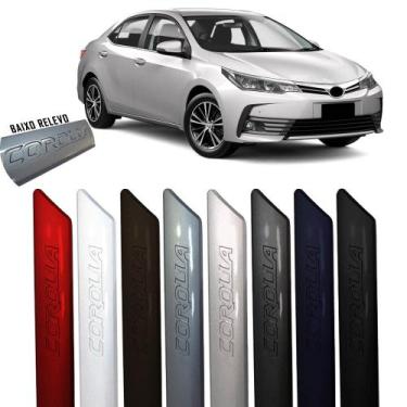 Imagem de Jogo Friso Lateral Pintado Toyota Corolla Escrita Baixo Relevo - Montr
