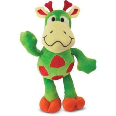 Imagem de Girafa de Pelúcia Verde 53 cm Antialérgica - CTX