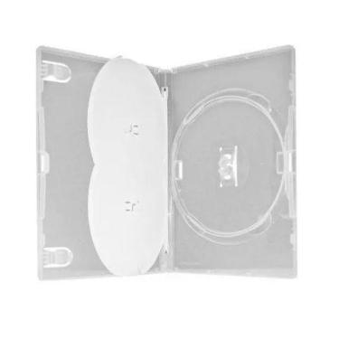 Imagem de Estojo Capa Dvd Triplo Transparente 14 Mm - 12 Peças - Sony