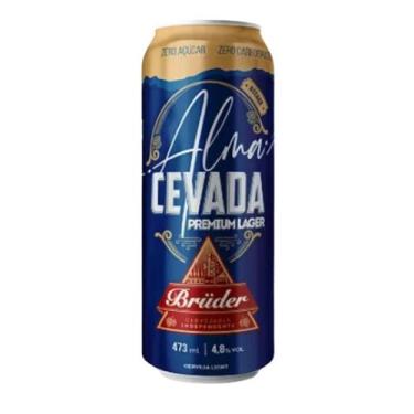 Imagem de Cerveja Puro Malte Alma Cevada 473ml  Leve, Refrescante, Sem Açúcar, S