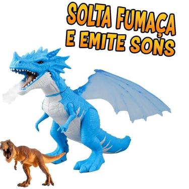 Imagem de Dragão De Brinquedo Articulado Presente Para Menino Envio Hoje