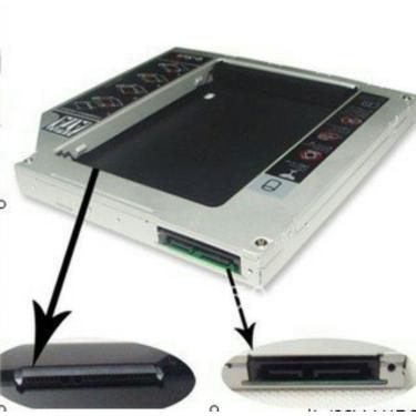 Imagem de Adaptador Caddy Para Segundo Hd Ou Ssd 12.7Mm Para Notebook
