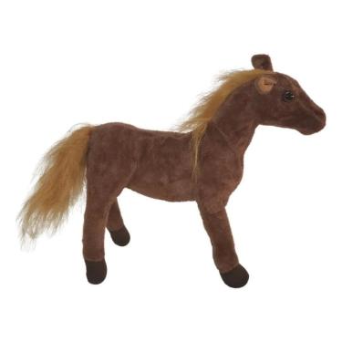 Imagem de Pelúcia De Cavalo Realista 35Cm - Marrom