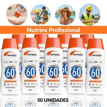 Imagem de 50 Unidades Protetor Solar Nutriex Fps60 Atacado Original