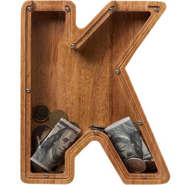 Imagem de Carta infantil extra grande de madeira para cofrinhos de 30 cm - laden