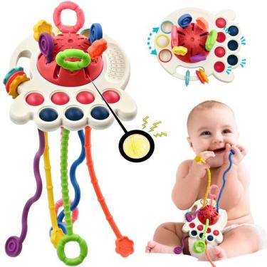 Imagem de Brinquedo sensorial Montessori para bebês AiTuiTui de 6 a 12 meses com