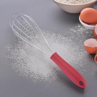 Imagem de Batedor de silicone para cozinha, sem arranhões, ferramenta profissional resistente ao calor