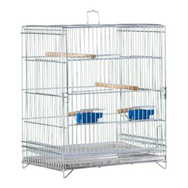 Imagem de Gaiola Criadeira Bicudo Curió E Passaros Similares Prata