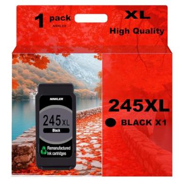 Imagem de NINKLER Cartuchos de tinta de substituição 245XL para Canon 245XL tinta preta PG-245 compatível com Pixma MX490 MX492 MG2522 MG3022 MG2520 TS3100 TS3122 TS3300 TS3322 TR4522 (1 preto pacote)