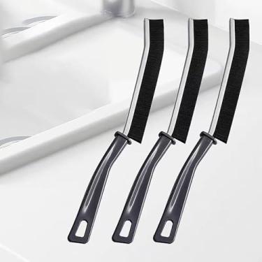 Imagem de Escova de limpeza de cerdas duras, escovas de limpeza pequenas, escova de limpeza de argamassa, escova de vaso sanitário, escova de limpeza para azulejos de chuveiro, ferramentas de limpeza de lacunas