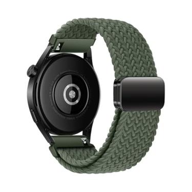 Imagem de Pulseira esportiva trançada compatível com Samsung Galaxy Watch 6/5/4/3/FE, Watch 5 Pro, Watch 6/4 Classic Gear S3/S2 de 20 mm e 22 mm para modelos de 47 mm, 46 mm, 45 mm, 44 mm, 43 mm, 42 mm, 41 mm