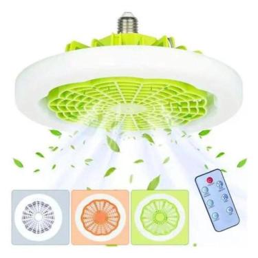 Imagem de Lâmpada Led Ventilador Teto Ajustável Pequena Todos