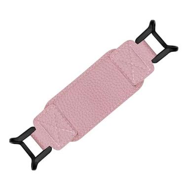 Imagem de Suporte Alça de Segurança Ajustável para Tablet e Kindle, 6-8 Polegadas, Suporte de Mão Elástico com Fixação Versátil para Samsung, iPad (Rosa)