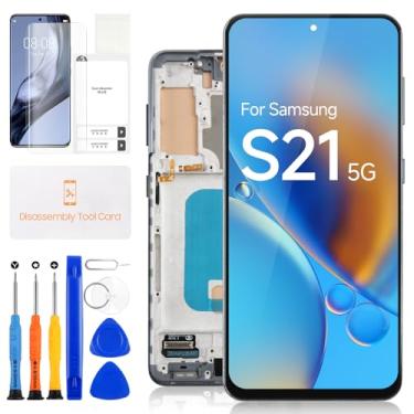 Imagem de TFT para Samsung Galaxy S21 5G G991 substituição de tela para Samsung S21 5G Display LCD para Galaxy S21 5G SM-G991U SM-G991B SM-G991N Kits de montagem de vidro digitalizador de tela sensível ao toque