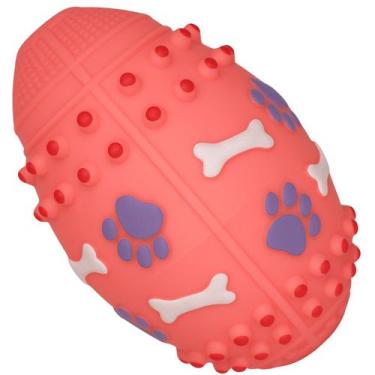 Imagem de Brinquedo Bola Futebol Americano Pet Cachorro Interativo - Jaraguá Pet