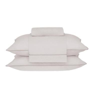Imagem de Jogo de Cama Queen 180 Fios Buddemeyer Basic Percalle 04 Peças, Bege P