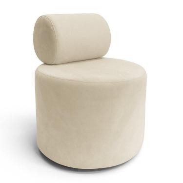 Imagem de Poltrona Tokyo Boucle Com Design Exclusivo - 7 Decor Bege